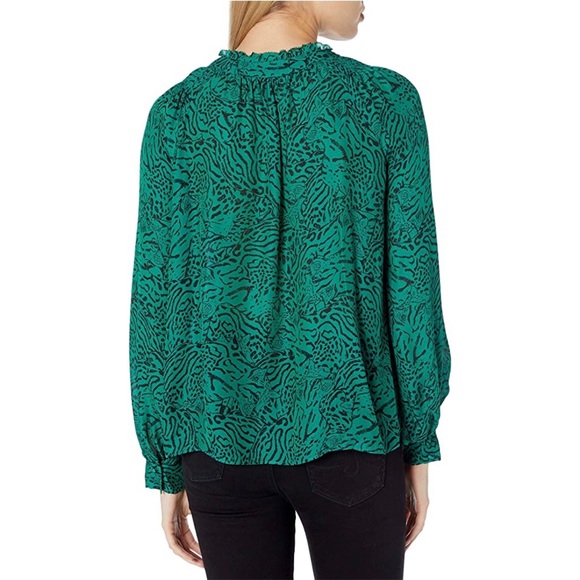 Parker Aussie Smocking Detail Peasant Blouse - Picture 2 of 8